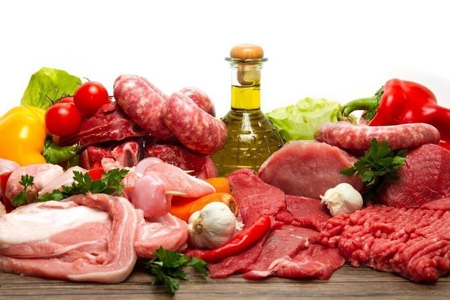 vlees en groenten voor gewichtsverlies per bloedgroep