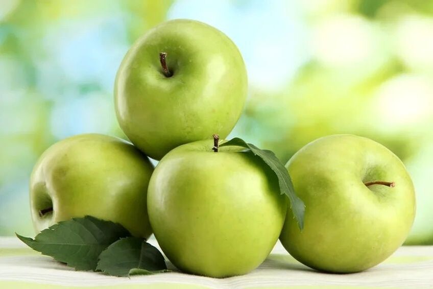 groene appels op een koolhydraatarm dieet