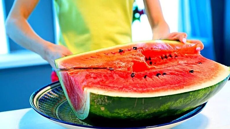 vastendag op watermeloen