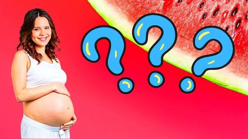 watermeloendieet voor zwangere vrouwen